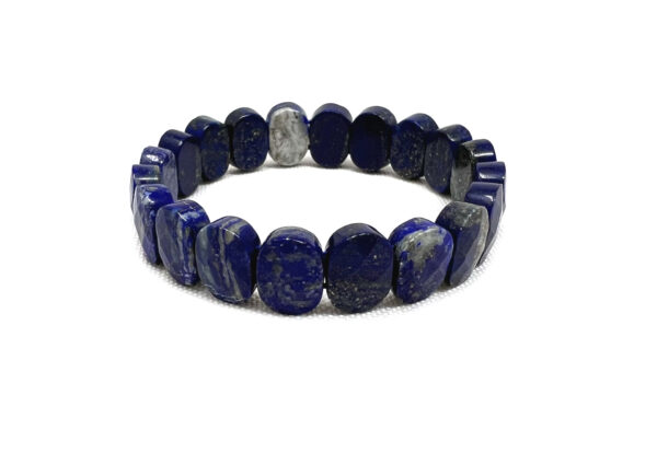 Shreyshti Oval Faceted Beads Bracelet Lapis Lazuli - Image 2